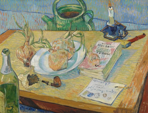 Vincent van Gogh, Natura morta con un piatto di cipolle, 1889, Otterlo, Kröller-Müller Museum, The Netherlands