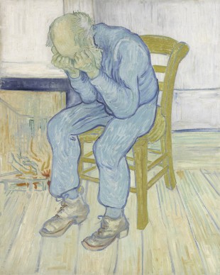 Vincent van Gogh, Vecchio che soffre (Alle porte dell'Eternità), 1890, Otterlo, Kröller-Müller Museum