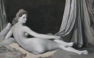 Jean Auguste Dominique Ingres, Odalisque in grisaille, 1824-34