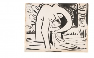 Collezione Sforni_Pablo Picasso_Les déjeuner sur l'herbe ètude-baigneuse_Foto (C) FAI - Fondo Ambiente Italiano_2017