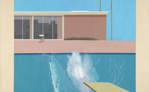 David Hockney (British, born 1937). A Bigger Splash (detail), 1967. Acrylic on canvas. Tate, purchased 1981. © David Hockney. Photo © Tate, London, 2017
