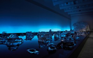 Michel Comte Black Light Triennale installazione