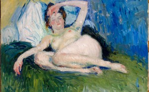 Pablo Picasso Jeanne (Mujer tumbada), París, 1901 (Jeanne [Femme couchée]) Musée national Picasso, París. Depósito del Centre Pompidou, París, Musée national d’art moderne/Centre de création industrielle. Legado de la Baronne Eva Gourgaud, 1965