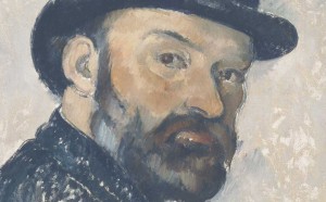 Paul Cézanne, Autoritratto con bombetta, 1885-86. NY Carlsberg Glyptotek, Copenhagen. Photo by Ole Haupt