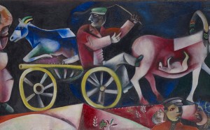 Der Viehhändler (Le marchand de bestiaux), 1912 Öl auf Leinwand, 97.1 x 202.5 cm © Kunstmuseum Basel / ProLitteris, Zürich