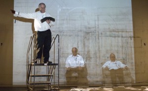 William Kentridge, I am not me, the horse is not mine, 2008. Fotogramma dalla performance. Courtesy l'artista
