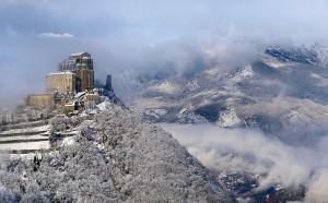 Val di Susa Sacra_di_San_Michele_inverno Elio Pallard