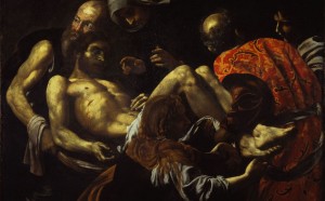 Giovan Battista Caracciolo, detto Battistello Cristo morto trasportato al sepolcro primo quarto del Seicento Olio su tela, cm. 128 x 164 Firenze, Fondazione di Studi di Storia dell’Arte Roberto Longhi