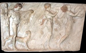Bassorilievo Corteo bacchico da Ercolano marmo 68 cm x 114 cm Museo Archeologico Nazionale, Napoli