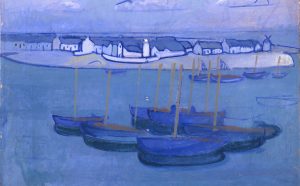 Gino Rossi MARINA – DOUARNENEZ 1910 circa olio su tela 46,3 × 64,6 cm  Fondazione Musei Civici di Venezia, Galleria Internazionale d’Arte Moderna di Ca’ Pesaro, Venezia dono Nino Barbantini, 1938 © Archivio fotografico - Fondazione Musei Civici di Venezia