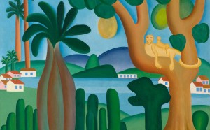 Tarsila do Amaral. Postcard (Cartão-postal), 1929. Oil on canvas. 50 3/16 x 56 1/8 in. (127.5 x 142.5 cm). Private collection, Rio de Janeiro. © Tarsila do Amaral Licenciamentos