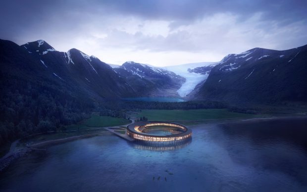 Hotel Svart progetto Snohetta Norvegia