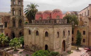 PALERMO Chiesa di San Cataldo e campanile della chiesa di Santa Maria dell’Ammiraglio.