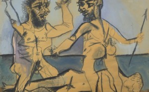 Pablo Picasso, Scena mitologica in riva al mare, 1938