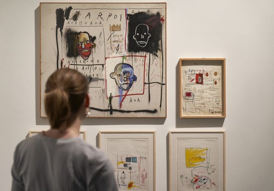 BASQUIAT. BOOM FOR REAL, exhibition view © Schirn Kunsthalle Frankfurt, 2018. Photo: Norbert Miguletz. Artworks: © VG Bild-Kunst Bonn, 2018 & The Estate of Jean-Michel Basquiat, Licensed by Artestar, New York