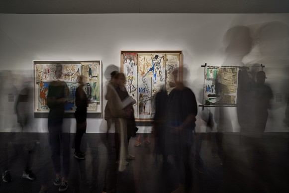 BASQUIAT. BOOM FOR REAL, exhibition view © Schirn Kunsthalle Frankfurt, 2018. Photo: Norbert Miguletz. Artworks: © VG Bild-Kunst Bonn, 2018 & The Estate of Jean-Michel Basquiat, Licensed by Artestar, New York