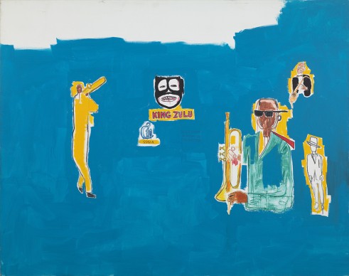 Jean-Michel Basquiat, King Zulu, 1986. MACBA Collection. Government of Catalonia long-term loan. Formerly Salvador Riera Collection, © VG Bild-Kunst Bonn, 2018 & The Estate of Jean-Michel Basquiat. Licensed by Artestar, New York, Photo: Gasull Fotografia