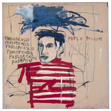 Jean-Michel Basquiat, Untitled (Pablo Picasso), 1984. Private collection, Italy © VG Bild-Kunst Bonn, 2018 & The Estate of Jean-Michel Basquiat. Licensed by Artestar, New York