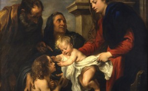 Van Dyck Sacra Famiglia