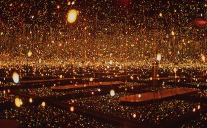 Yayoi KUSAMA, Infinity Mirror Room Fireflies on the Water, 2000