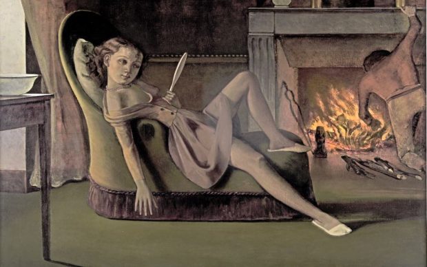 Balthus, Les Beaux Jours, 1944 © Balthus, Hirshhorn Museum and Sculpture Garden, Smithsonian Institution, Photography by Cathy Carver