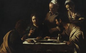 Caravaggio, Cena in Emmaus, 1606, Pinacoteca di Brera, Milano