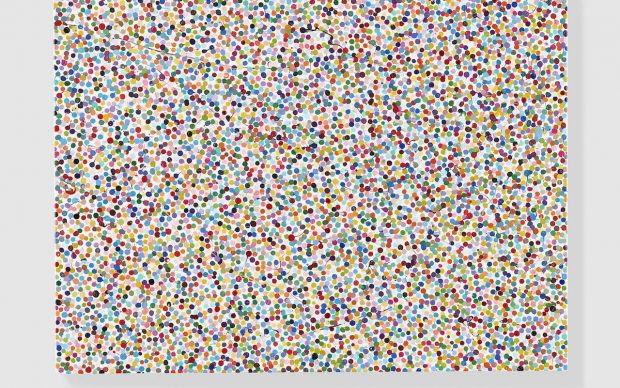 Damien Hirst, Flesh Tint, 2016, Photo by Prudence Cuming Associates Ltd © Damien Hirst and Science Ltd. All rights reserved, DACS 2017