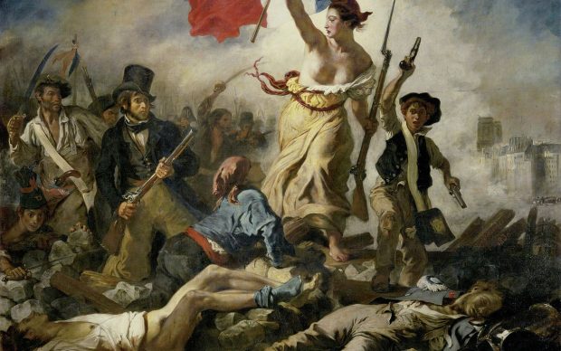 Eugène Delacroix, La Libertà che guida il popolo, 1830, Musée du Louvre, Parigi