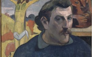 Paul Gauguin, Autoportrait au Christ jaune, (c)RMN - Grand Palais-Orsay, photo Rene-Gabriel Ojeda