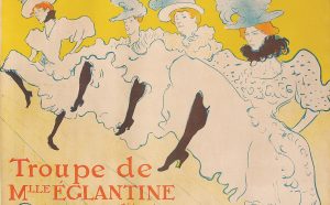 Henri de Toulouse-Lautrec Troupe de Mlle Églantine 1896 litografia a colori, 61,7x80,4 cm © Herakleidon Museum, Athens Greece