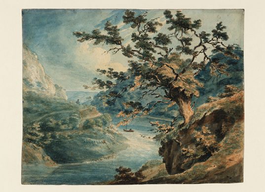 Joseph Mallord William Turner, View in the Avon Gorge, 1791. Credits Tate: Accepted by the nation as part of the Turner Bequest 1856