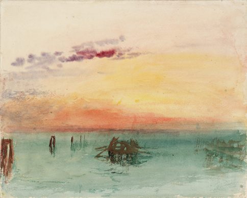 Joseph Mallord William Turner, Venice: San Giorgio Maggiore - Early Morning, 1819. Credits Tate: Accepted by the nation as part of the Turner Bequest 1856