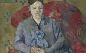 Madame Cézanne in a Red Armchair by Paul Cézanne c.1877 Museum of Fine Arts, Boston. Bequest of Robert Treat Paine, 2nd. Photo © 2017 Museum of Fine Arts, Boston;