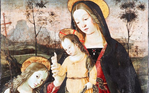 Pinturicchio, Madonna con Bambino e San Giovannino, Museo Diocesano di Città di Castello