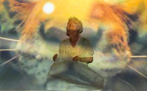 03 Joan Jonas, They Come to Us without a Word II, 2015, performance at Teatro Piccolo Arsenale, Venice, Italy, 2015. Photo by Moira Ricci