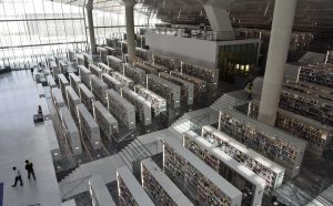 OMA, Qatar National Library, Doha. Photograph by Hans Werlemann, Courtesy of OMA