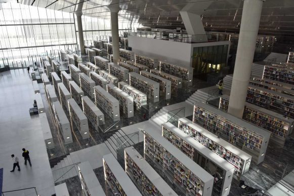 OMA, Qatar National Library, Doha. Photograph by Hans Werlemann, Courtesy of OMA