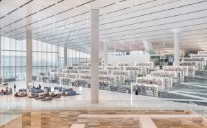 OMA, Qatar National Library, Doha. Photograph by Delfino Sisto Legnani and Marco Cappelletti, Courtesy of OMA