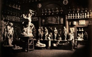 Firenze. Studio dello scultore Lorenzo Bartolini, 1856-57, Archivi Alinari, Firenze