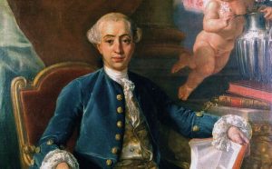 Presunto ritratto di Giacomo Casanova, attribuito a Francesco Narici, e in passato ad Anton Raphael Mengs o al suo allievo Giovanni Battista Casanova (fratello di Giacomo).[35]