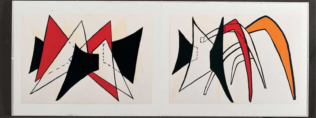 Alexander Calder, Stabile, 1963, gouache su carta, Palazzo Collicola Arti Visive - Museo Carandente Spoleto. Copyright Fototeca Servizio Musei, archivi e biblioteche della Regione Umbria
