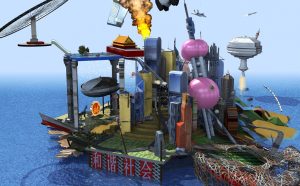 Cao Fei, RMB City: A Second Life City Planning by China Tracy (aka Cao Fei), 2007