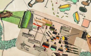 Gianfranco Baruchello, More news in a moment (dettaglio), 1966, Collezione privata, ph Ezio Gosti