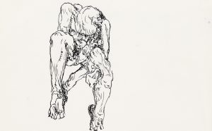 GÜNTER BRUS, Action Sketch, 1966 © Private Collection | Photo: N. Lackner/UMJ