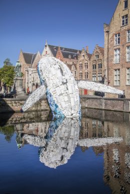 Studio KCA, Skyscraper (the Bruges Whale), Triennale Bruges 2018 - Liquid City