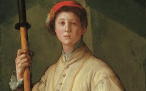 Jacopo da Pontormo (Pontorme, Empoli 1494 – Firenze 1557) Ritratto di Alabardiere (Francesco Guardi?) 1529-1530 circa Olio su tela (trasportato da tavola) Los Angeles, The J. Paul Getty Museum