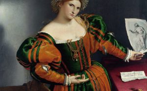 Lorenzo Lotto, Portrait of a Lady as Lucretia, c. 1530-1532 London, The National Gallery