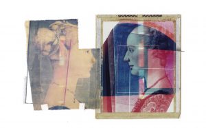 Paolo Gioli - Museo - 1984 - Polaroid su carta da disegno e seta serigrafica