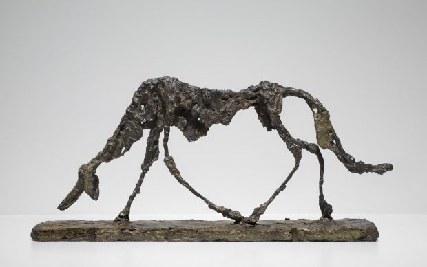 Alberto Giacometti, Dog (Le Chien), 1951, Hirshhorn Museum and Sculpture Garden, Smithsonian Institution, Washington, DC, Gift of Joseph H. Hirshhorn, 1966 © 2018 Alberto Giacometti Estate/Licensed by VAGA and ARS, New York