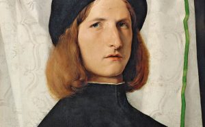 Lorenzo Lotto, Portrait of a Young Man with a Lamp, 1508 Vienna, Kunsthistorisches Museum, Gemäldegaleri